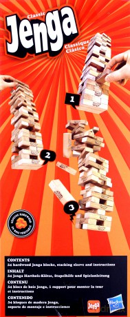 Hasbro Gra Zręcznościowa Klasyczna Jenga [GRA]