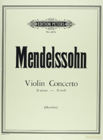 Violin Concerto in D minor MWV O3 (Edition for Violin and Piano) - Felix Mendelssohn [KSIĄŻKA]