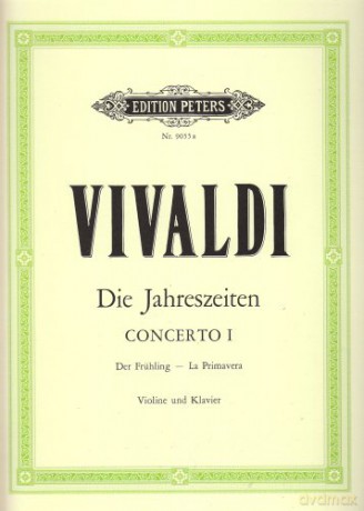 Violin Concerto In E Op 8 No 1 Spring - Antonio Vivaldi [KSIĄŻKA]