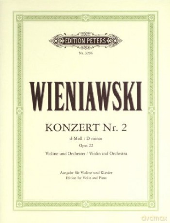 Violin Concerto No 2 In D Minor Op 22 - Henri Wieniawski [KSIĄŻKA]