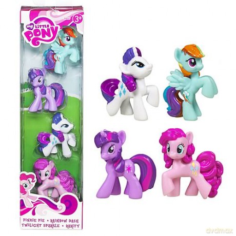 Hasbro My Little Pony 4pak Mini Kucyków W Tubie [FIGURKA]
