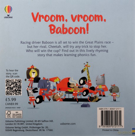 Vroom Vroom Baboon - Russell Punter [KSIĄŻKA]