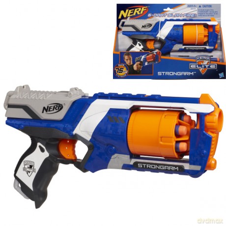 HASBRO Nerf Wyrzutnia Strongarm Elite [ZABAWKA]