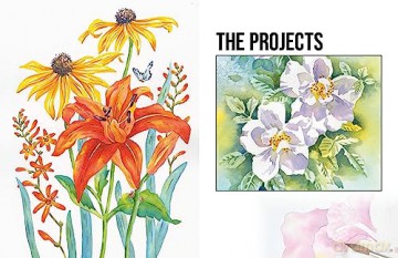 Watercolour Flowers - Julie King [KSIĄŻKA]