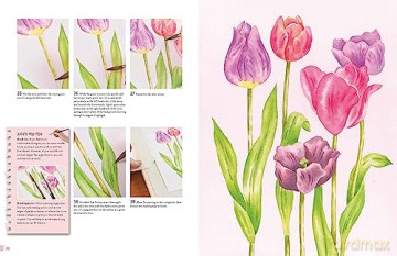 Watercolour Flowers - Julie King [KSIĄŻKA]