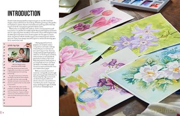 Watercolour Flowers - Julie King [KSIĄŻKA]