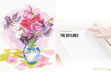 Watercolour Flowers - Julie King [KSIĄŻKA]