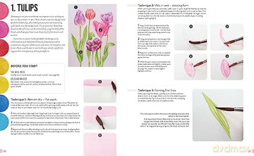 Watercolour Flowers - Julie King [KSIĄŻKA]