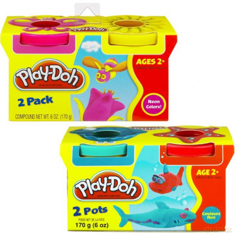 Hasbro Playdoh Zestaw 2 Tuby [ZABAWKA]