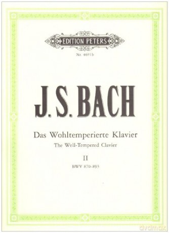 Well Tempered Clavier Vol 2 - Johann Sebasti Bach [KSIĄŻKA]