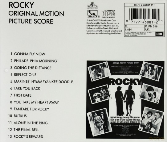 Rocky 1 soundtrack [CD]