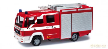 Herpa Man Le 2000 Lf 106 Nuremberg Fire [ZABAWKA]