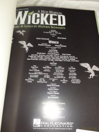 Wicked Vocal Selections - Stephen Schwartz [KSIĄŻKA]