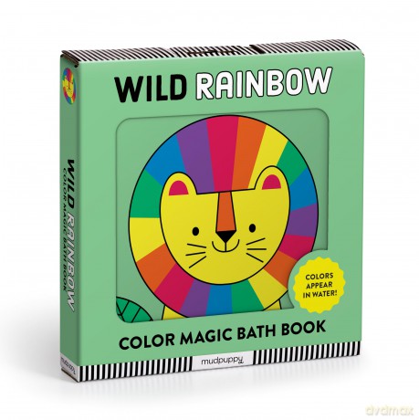 Wild Rainbow Color Magic Bath Book - Mudpuppy [KSIĄŻKA]