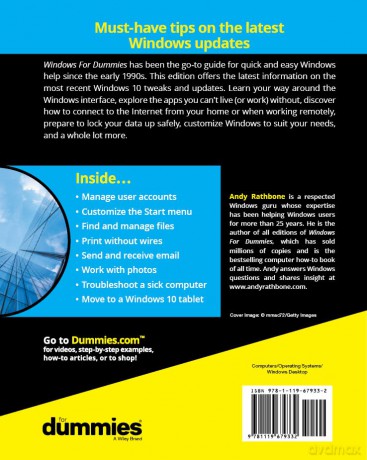 Windows 10 For Dummies - Andy Rathbone [KSIĄŻKA]