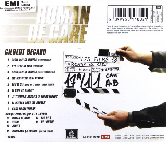 Roman De Gare soundtrack (Czytadło) [CD]