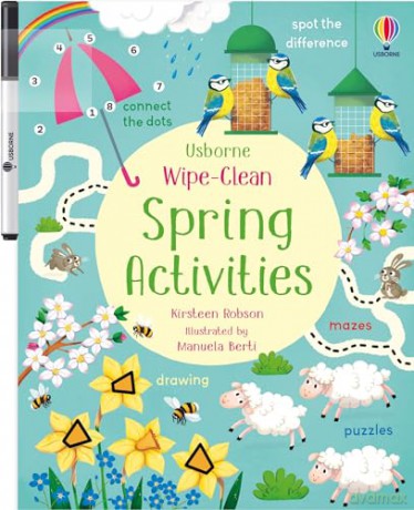 Wipe Clean Spring Activities - Kirsteen Robson [KSIĄŻKA]