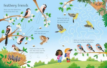 Wipe Clean Spring Activities - Kirsteen Robson [KSIĄŻKA]