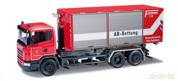 Herpa Scania R Rolloff Container Truck [ZABAWKA]