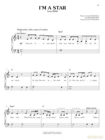 Wish. Music from the Motion Picture Soundtrack Piano Solo. - Julia Michaels [KSIĄŻKA]