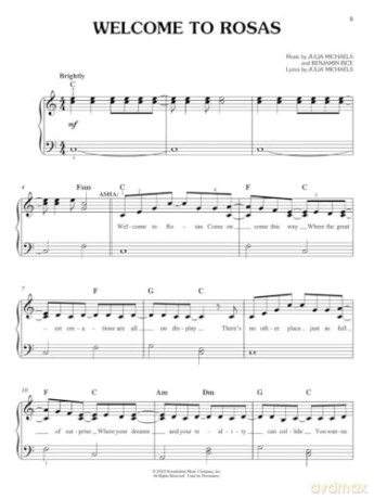 Wish. Music from the Motion Picture Soundtrack Piano Solo. - Julia Michaels [KSIĄŻKA]
