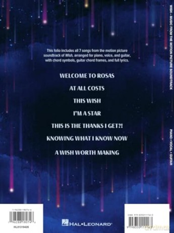 Wish. Music from the Motion Picture Soundtrack Piano, Vocal and Guitar. - Julia Michaels [KSIĄŻKA]