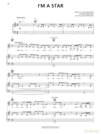 Wish. Music from the Motion Picture Soundtrack Piano, Vocal and Guitar. - Julia Michaels [KSIĄŻKA]