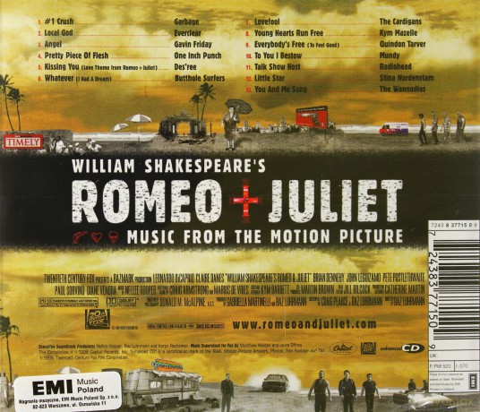 Romeo + Juliet soundtrack (Romeo i Julia) [CD]