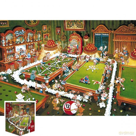 Heye 1000 El. Bilard, Rybat [PUZZLE]