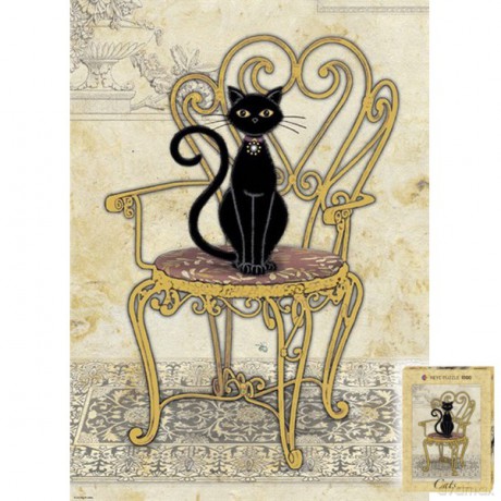 Heye 1000 El. Cats Chair, Jane Crowther [PUZZLE]