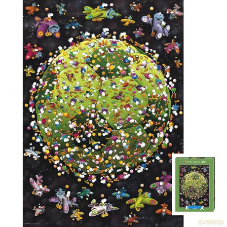 Heye 1000 El. Football, Mordillo [PUZZLE]
