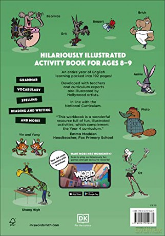 Year 4 English Humungous Workbook 8-9 - Mrs Wordsmith [KSIĄŻKA]