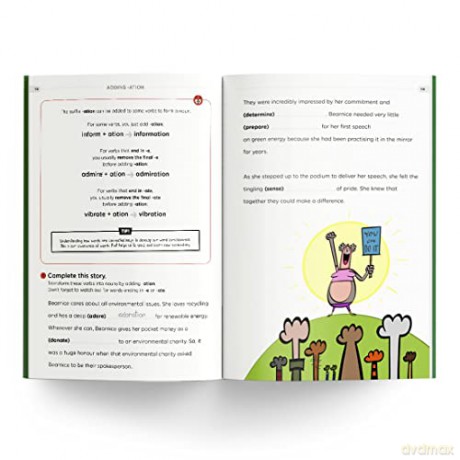 Year 4 English Humungous Workbook 8-9 - Mrs Wordsmith [KSIĄŻKA]