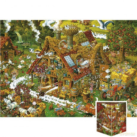 Heye 1500 El. Funny Farm, Ryba [PUZZLE]