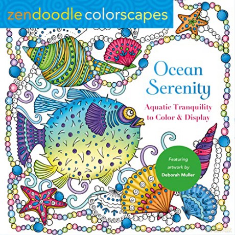 Zendoodle Colorscapes Ocean - Deborah Muller [KSIĄŻKA]