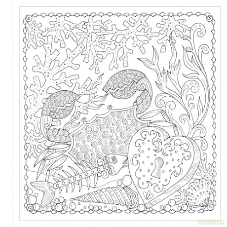 Zendoodle Colorscapes Ocean - Deborah Muller [KSIĄŻKA]