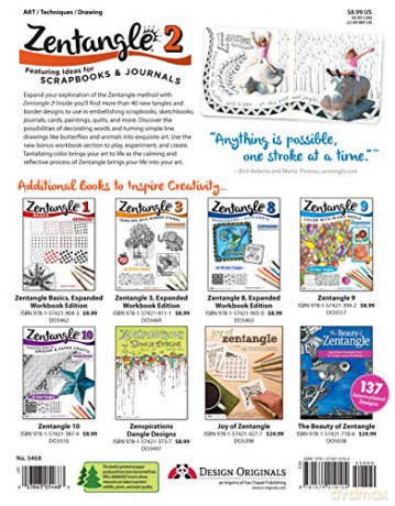 Zentangle 2 Workbook Edition - Suzanne Mcneill [KSIĄŻKA]