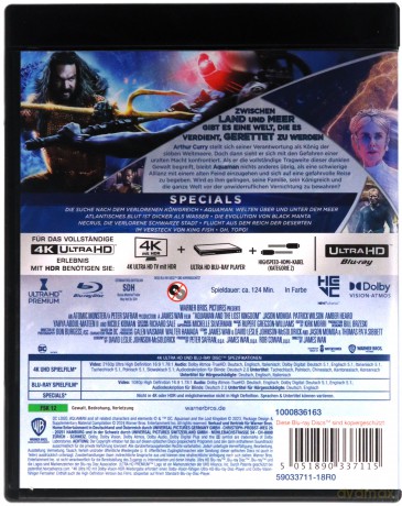 Aquaman i Zaginione Królestwo [Blu-Ray 4K]+[Blu-Ray]