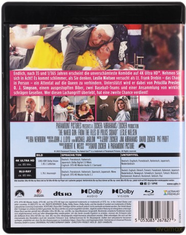 The Naked Gun: From the Files of Police Squad! (Naga broń) [Blu-Ray 4K]+[Blu-Ray]