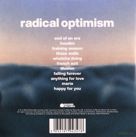 Dua Lipa: Radical Optimism [CD]