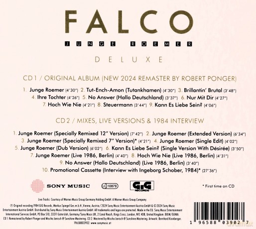 Falco: Junge Roemer - Deluxe Edition [2CD]