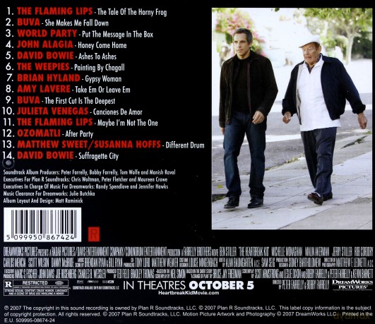 The Heartbreak Kid soundtrack (Dziewczyna Moich Koszmarów) (soundtrack) [CD]