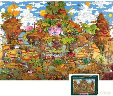 Heye 2000 El. Train, Mordillo [PUZZLE]