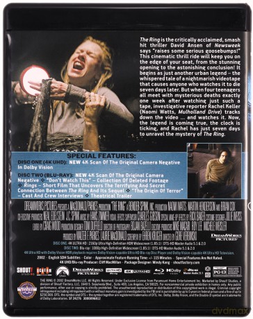 The Ring / The Ring Two / Rings [3xBlu-Ray 4K]+[3xBlu-Ray]