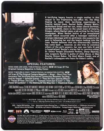 The Ring / The Ring Two / Rings [3xBlu-Ray 4K]+[3xBlu-Ray]