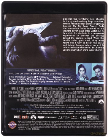 The Ring / The Ring Two / Rings [3xBlu-Ray 4K]+[3xBlu-Ray]