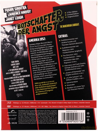 The Manchurian Candidate (Przeżyliśmy wojnę) [Blu-Ray]+[DVD]