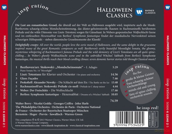 Andre Cluytens: Halloween Classics For Kids [CD]