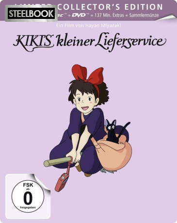 Kiki's Delivery Service (Podniebna poczta Kiki) (steelbook) [Blu-Ray]+[DVD]