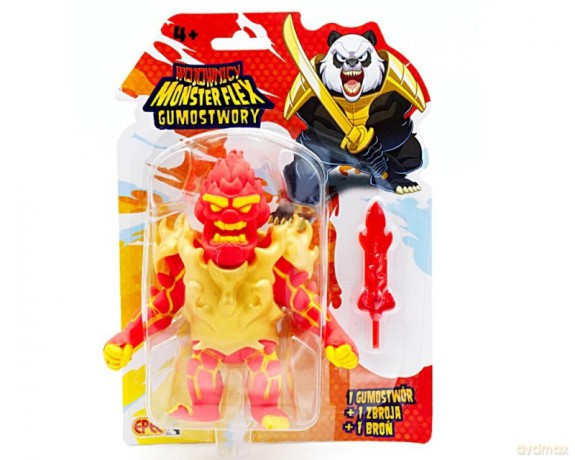 Gumostwory Wojownicy Demon Ognia z ognistym mieczem [FIGURKA]